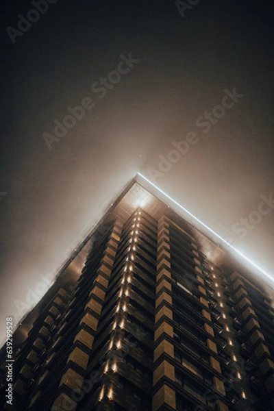 Obraz skyscrapers at night