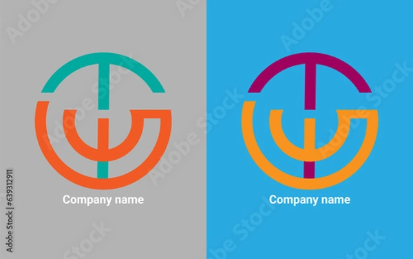 Obraz TCE Simple Vector Logo Design Template