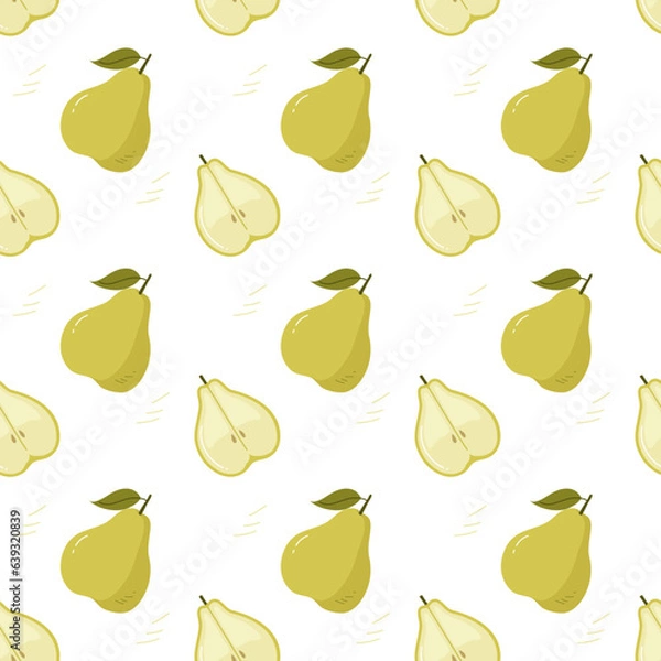 Obraz seamless pattern with pears