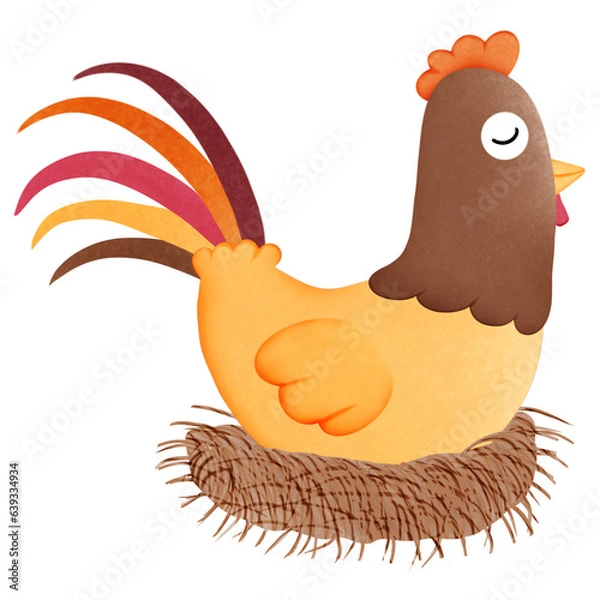 Obraz Sleeping chicken 