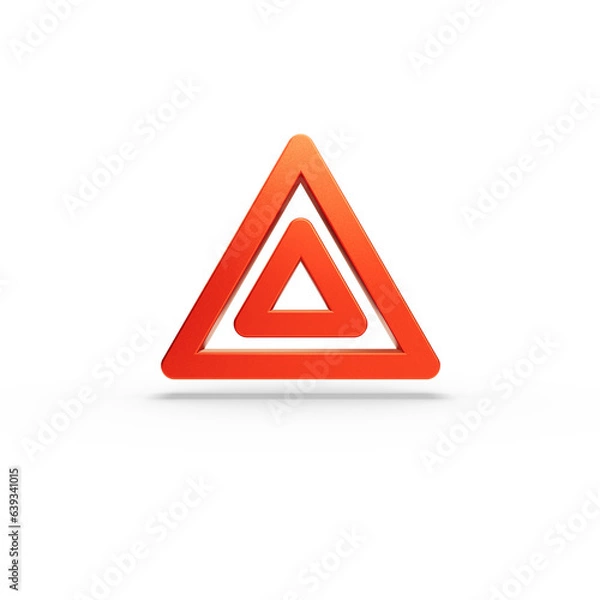 Fototapeta Master Warning Light Car Dashboard Warning Maintenance Icon Sign. Transparent background
