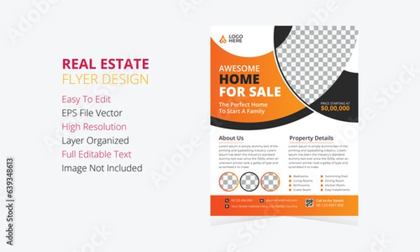 Obraz Business commercial brochure with image