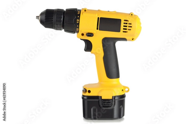 Fototapeta Cordless driver drill