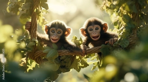 Obraz monkeys