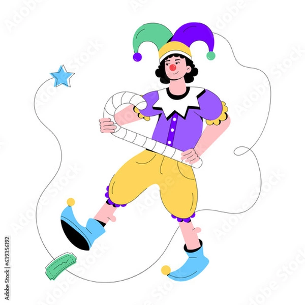 Fototapeta Circus Clown 