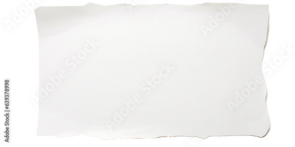 Fototapeta sheet of paper on white background png