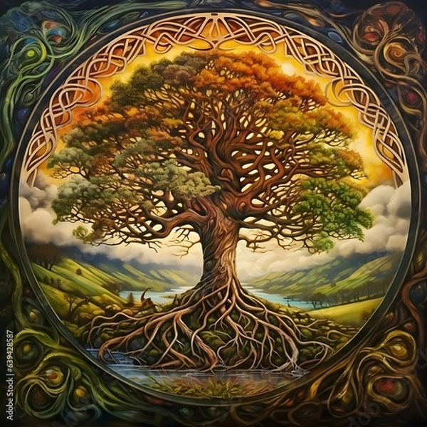 Obraz tree in the sun