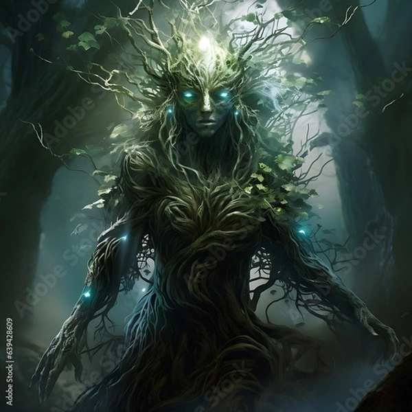 Obraz background with a fairy