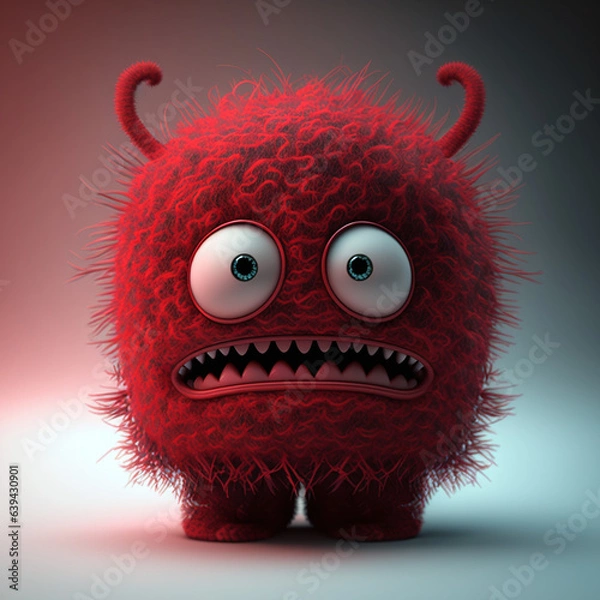 Obraz monster boy furry drawing