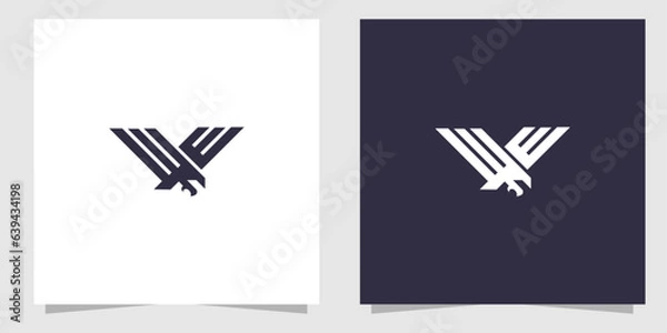 Obraz eagle logo design vector
