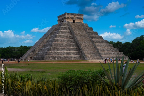 Obraz chichen itza piramide