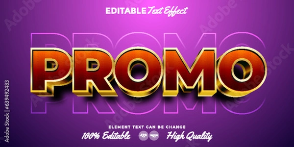 Obraz Promo Text Effect