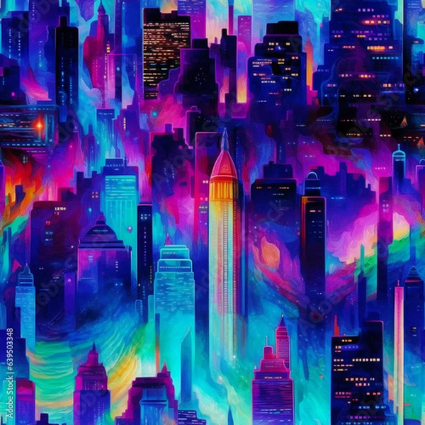 Obraz Digital Seamless pattern for textile and printing