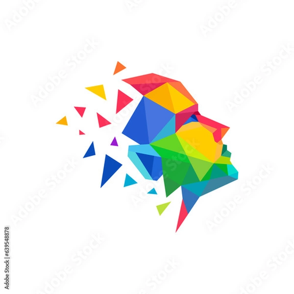 Obraz Artificial Intelligence logo vector