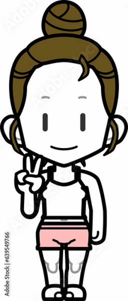 Obraz hb部屋着女性_fOL14