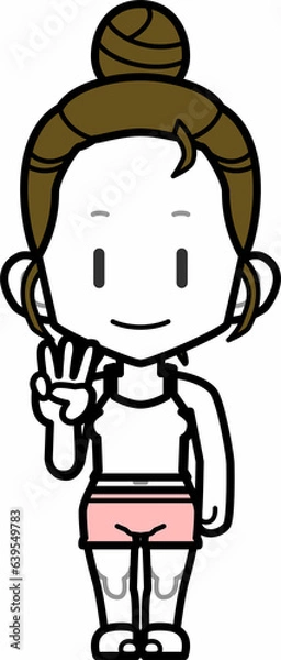 Obraz hb部屋着女性_fOL15