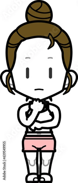 Fototapeta hb部屋着女性_fOL20