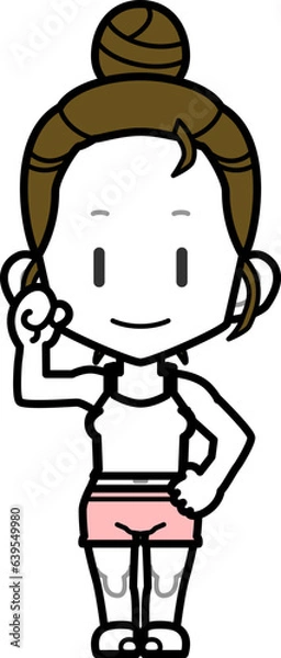 Obraz hb部屋着女性_fOL22