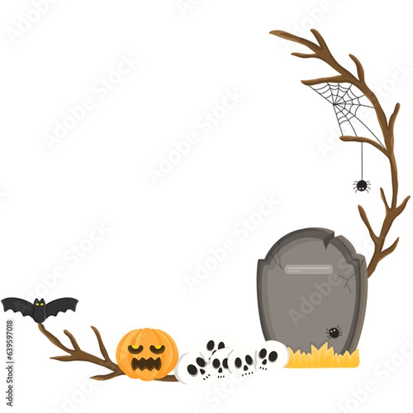 Obraz Halloween border