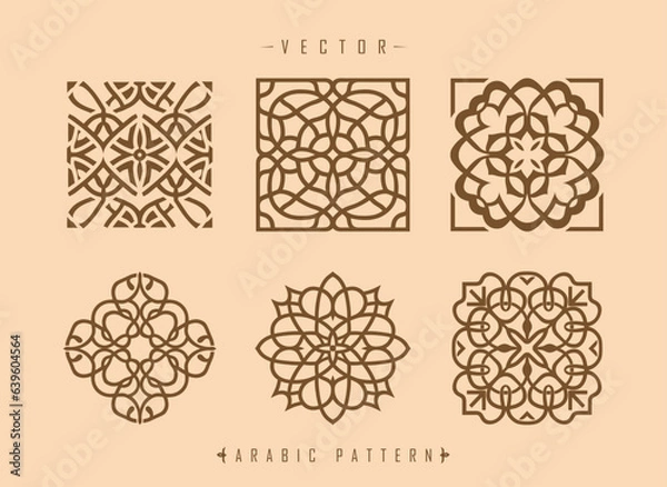 Obraz arabic pattern art middle eastern style pattern