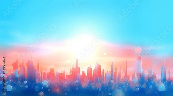 Obraz sun in the sky