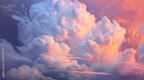 Fototapeta clouds in the sky