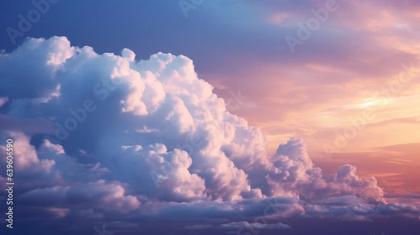 Fototapeta clouds in the sky