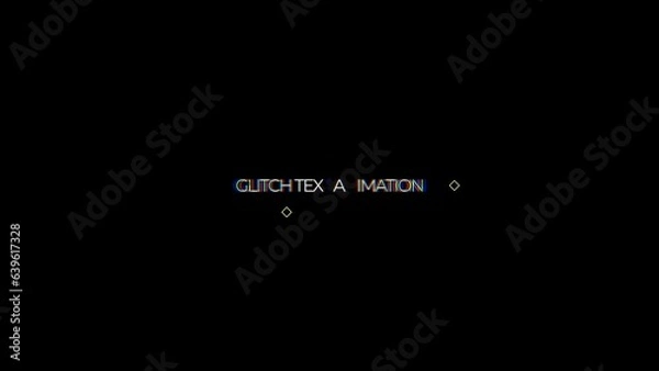 Fototapeta MoGRT Simple Glitch Animation Upload
