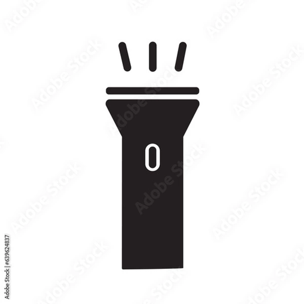 Fototapeta flash torch lite icon design vector