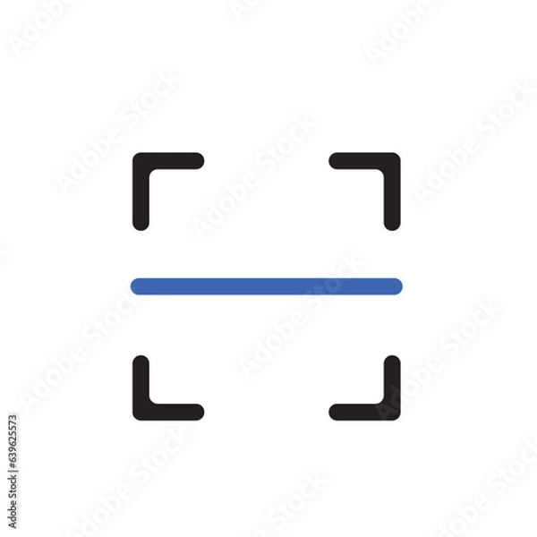 Fototapeta Scanner screen reader icon design