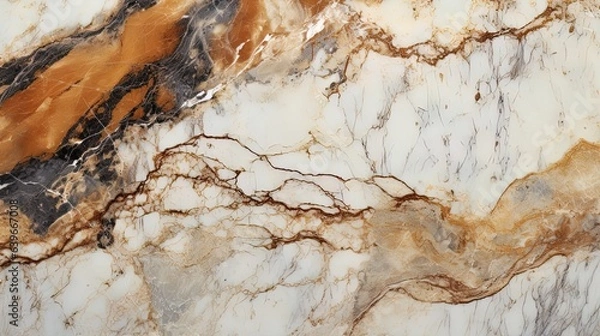 Fototapeta Marble with light texture background vector illustration