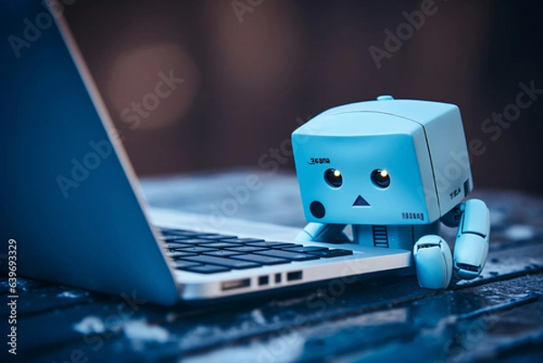 Fototapeta Cute robot