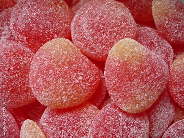 Obraz bonbons pêche