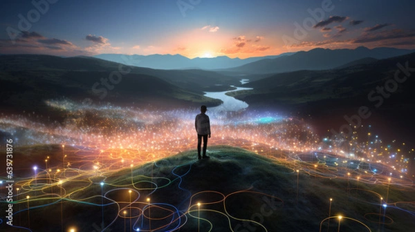 Obraz Interactive Reinforcement Learning: AI Agent in Decision-Making Environment