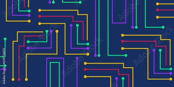 Fototapeta Abstract panel technology background