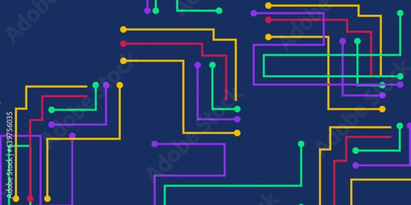 Fototapeta Abstract panel technology background