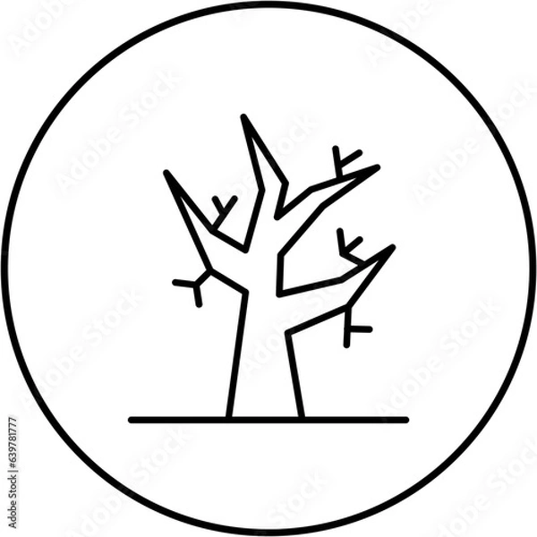 Obraz Dead Tree Icon