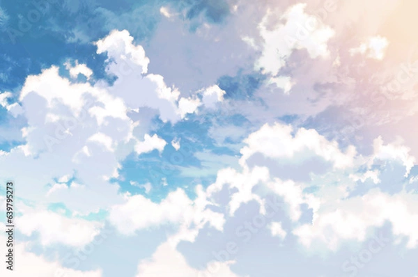 Obraz 夕空　背景イラスト