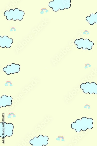 Fototapeta clouds in the sky