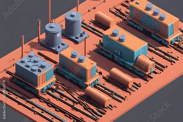 Obraz ﻿rechargeable battery, storage battery, secondary cell. Generative AI﻿