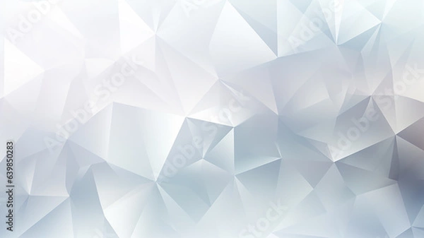 Fototapeta polygonal white background abstract triangles innovation page.
