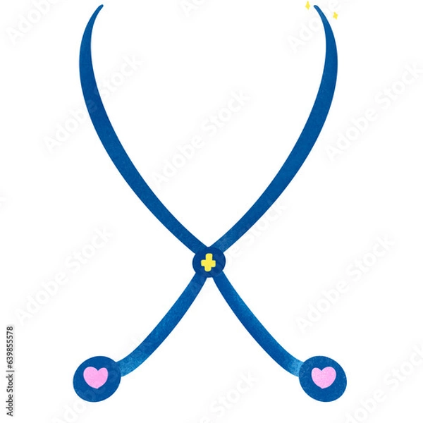 Obraz surgical scissors cartoon