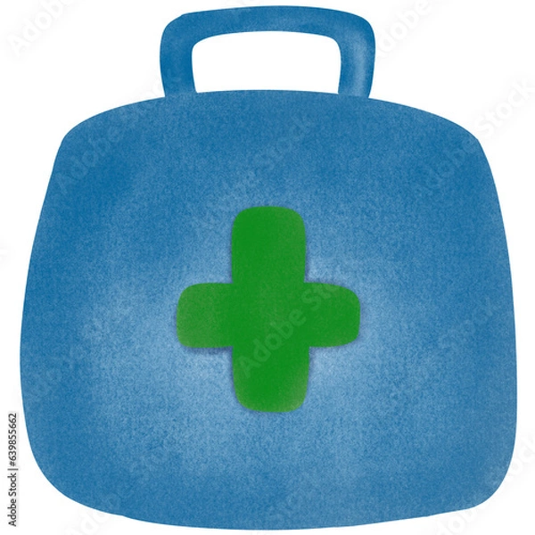 Obraz cartoon nurse bag