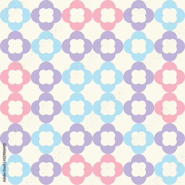 Fototapeta Beautiful seamless pattern design for wallpaper, wrapping paper, fabric, background and more.