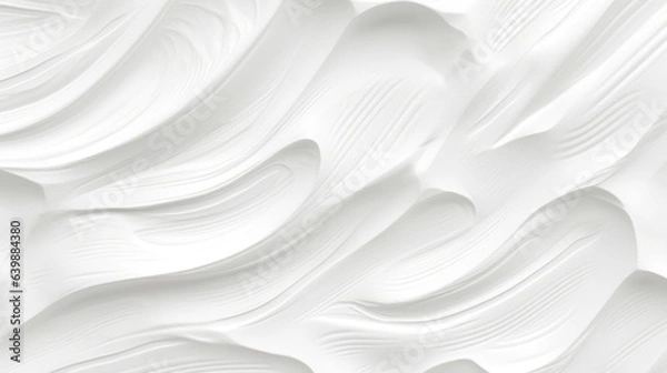 Fototapeta white abstract background oil paint texture