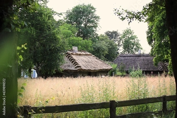 Obraz skansen wsi