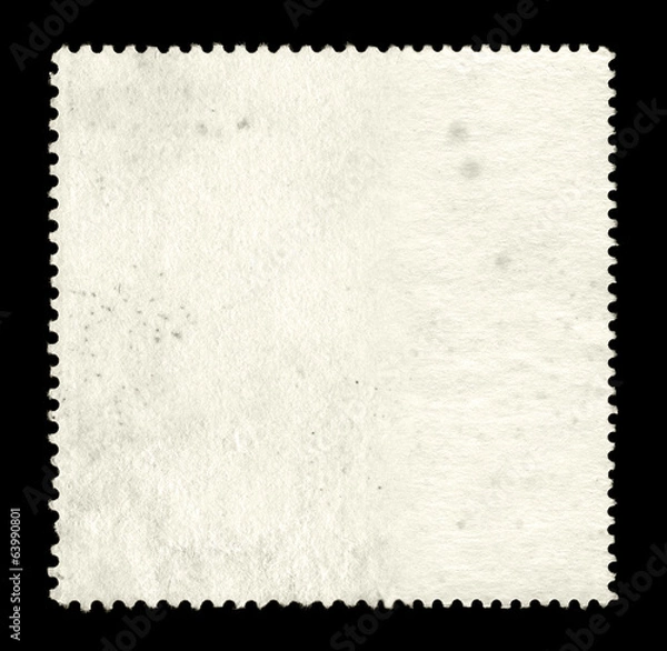 Fototapeta Blank postage stamp background