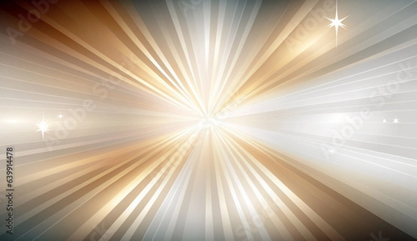 Obraz gold white light