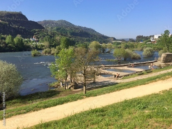 Obraz Termas in Minho River, Orense, Spain