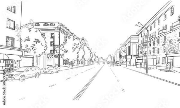 Fototapeta улица